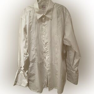 Brooks Brothers men’s White cotton tuxedo Shirt